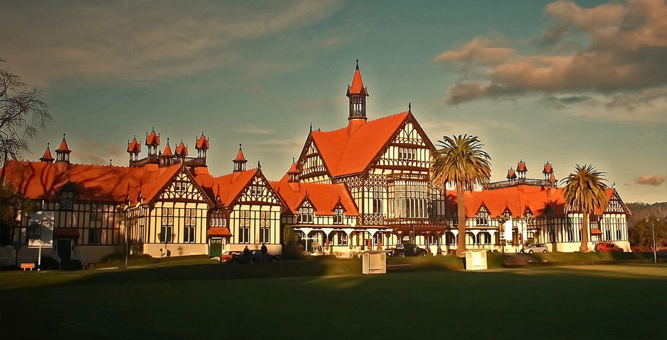 Rotorua Museum. Photograph by Lani Hepi