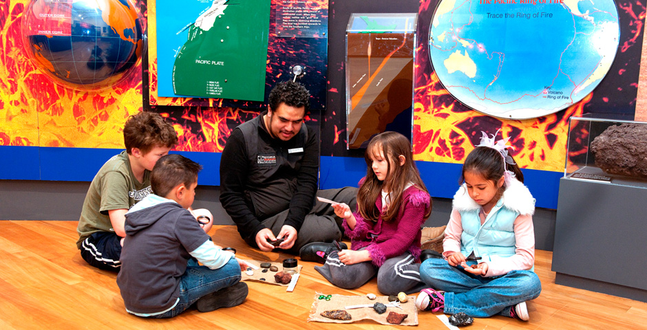 Education group at Rotorua Museum